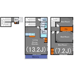 仮称ベルリード大井の物件間取画像